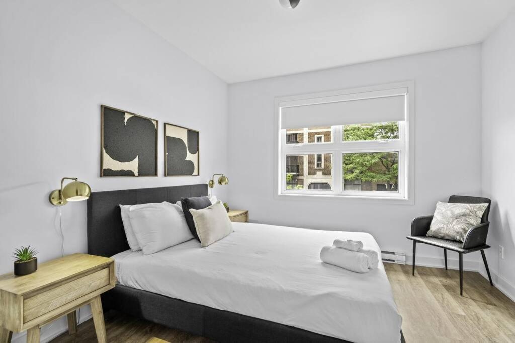 Stylish 2 Bedroom Haven By Jean Talon Market Montreal Exteriér fotografie