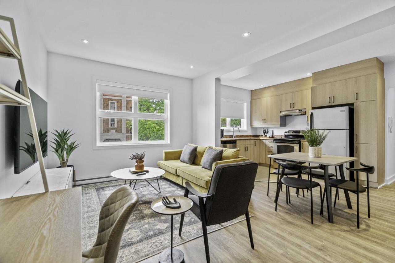 Stylish 2 Bedroom Haven By Jean Talon Market Montreal Exteriér fotografie
